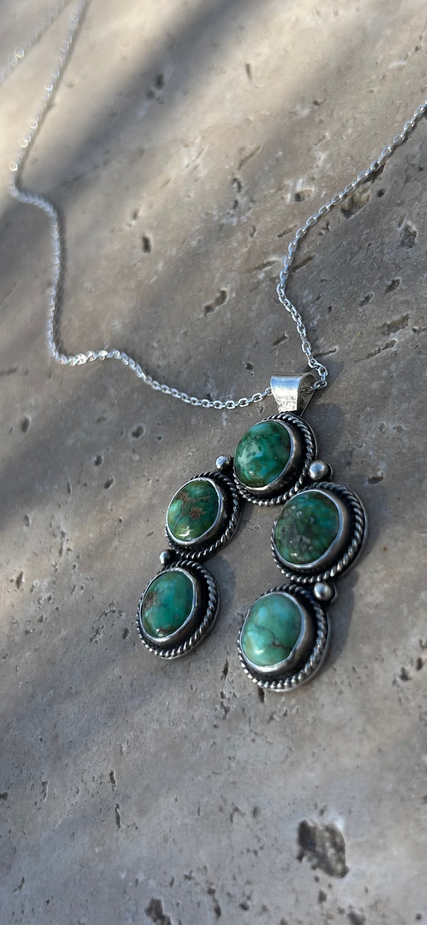 Sonoran Gold Turquoise Pendant