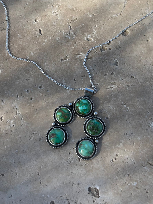 Sonoran Gold Turquoise Pendant