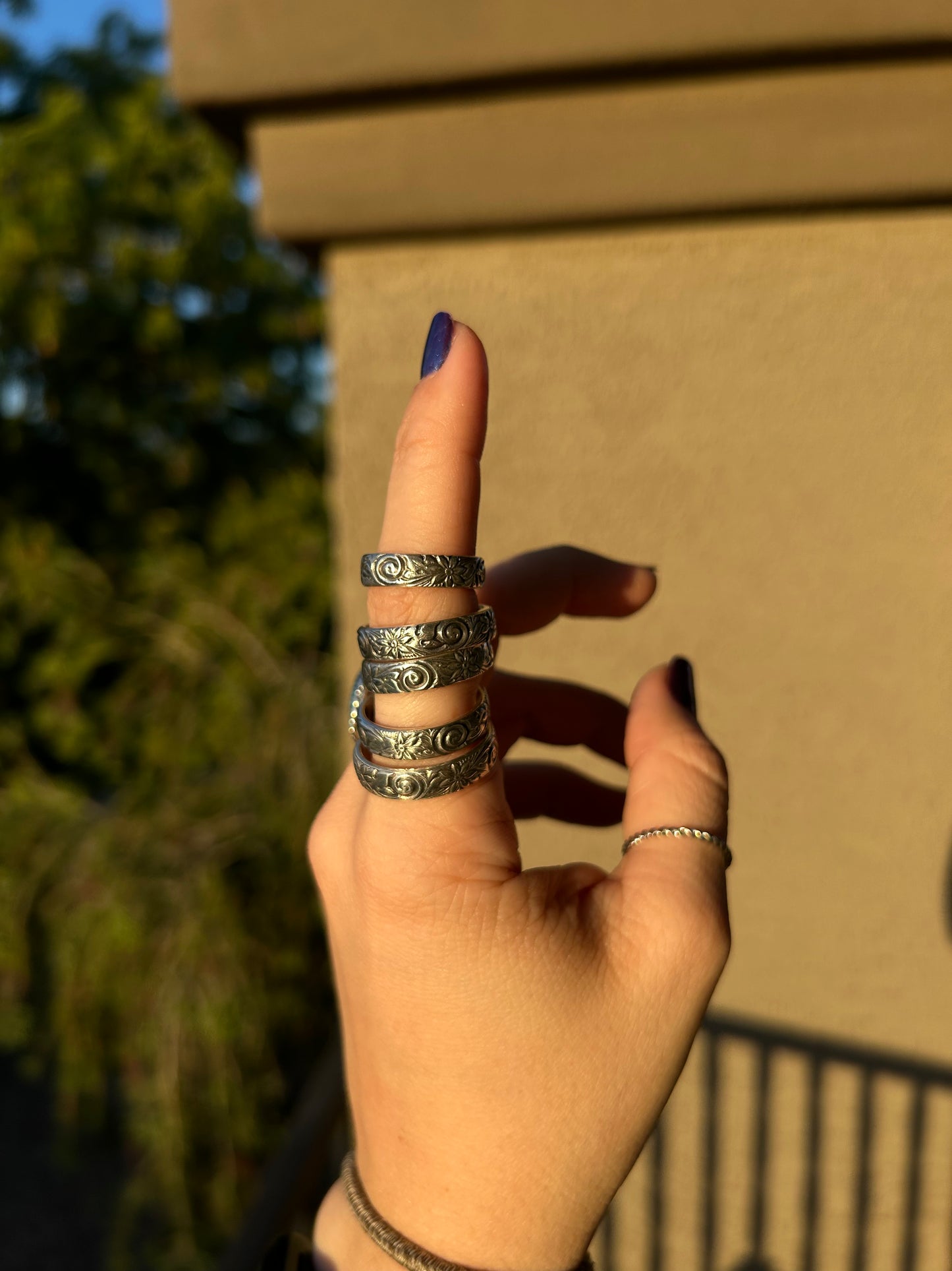 Sterling Silver Stacking Rings