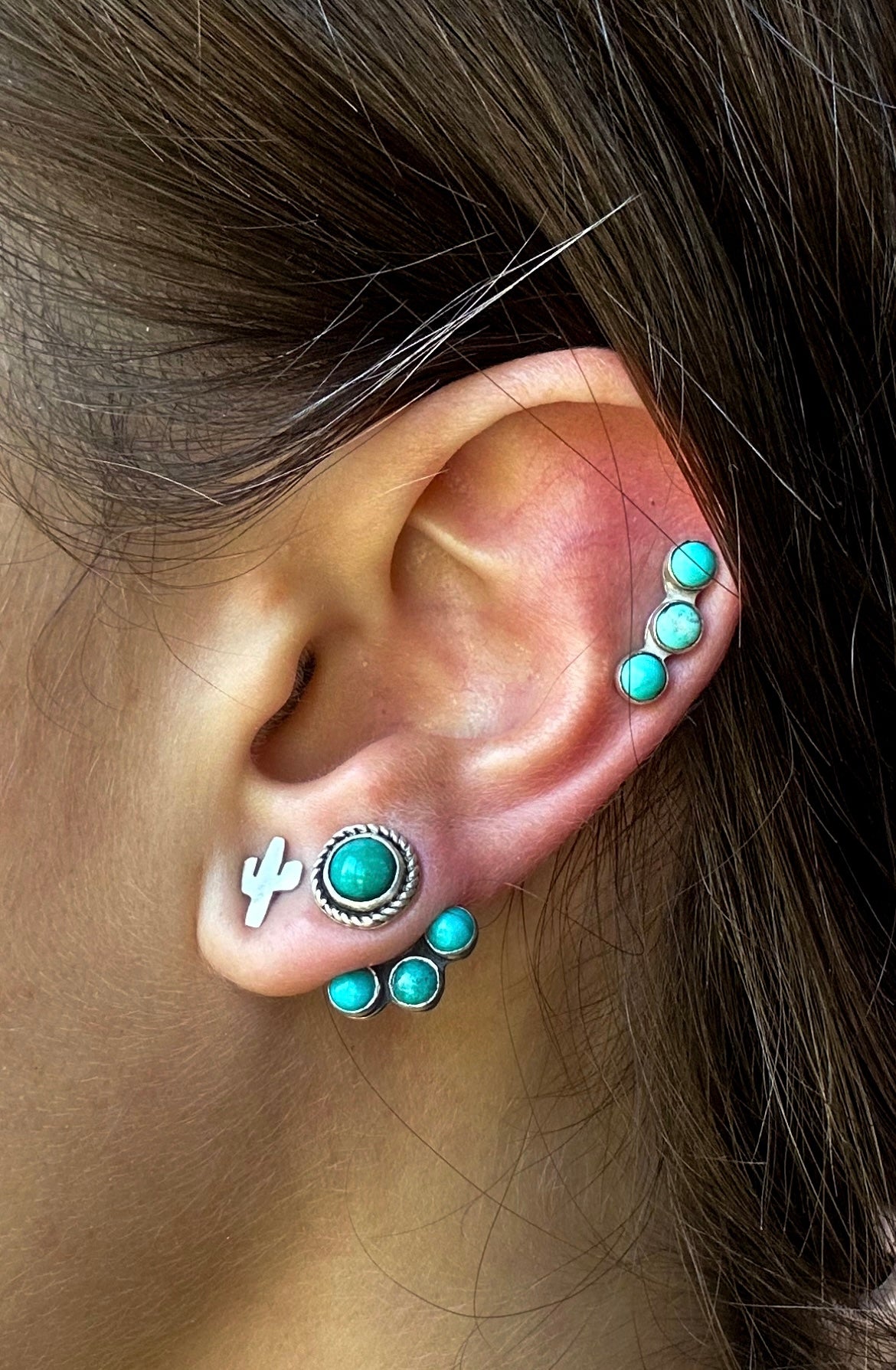Turquoise Ear Jacket
