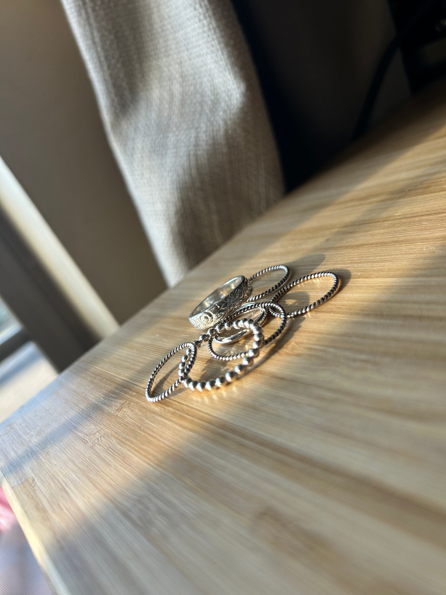 Sterling Silver Stacking Rings