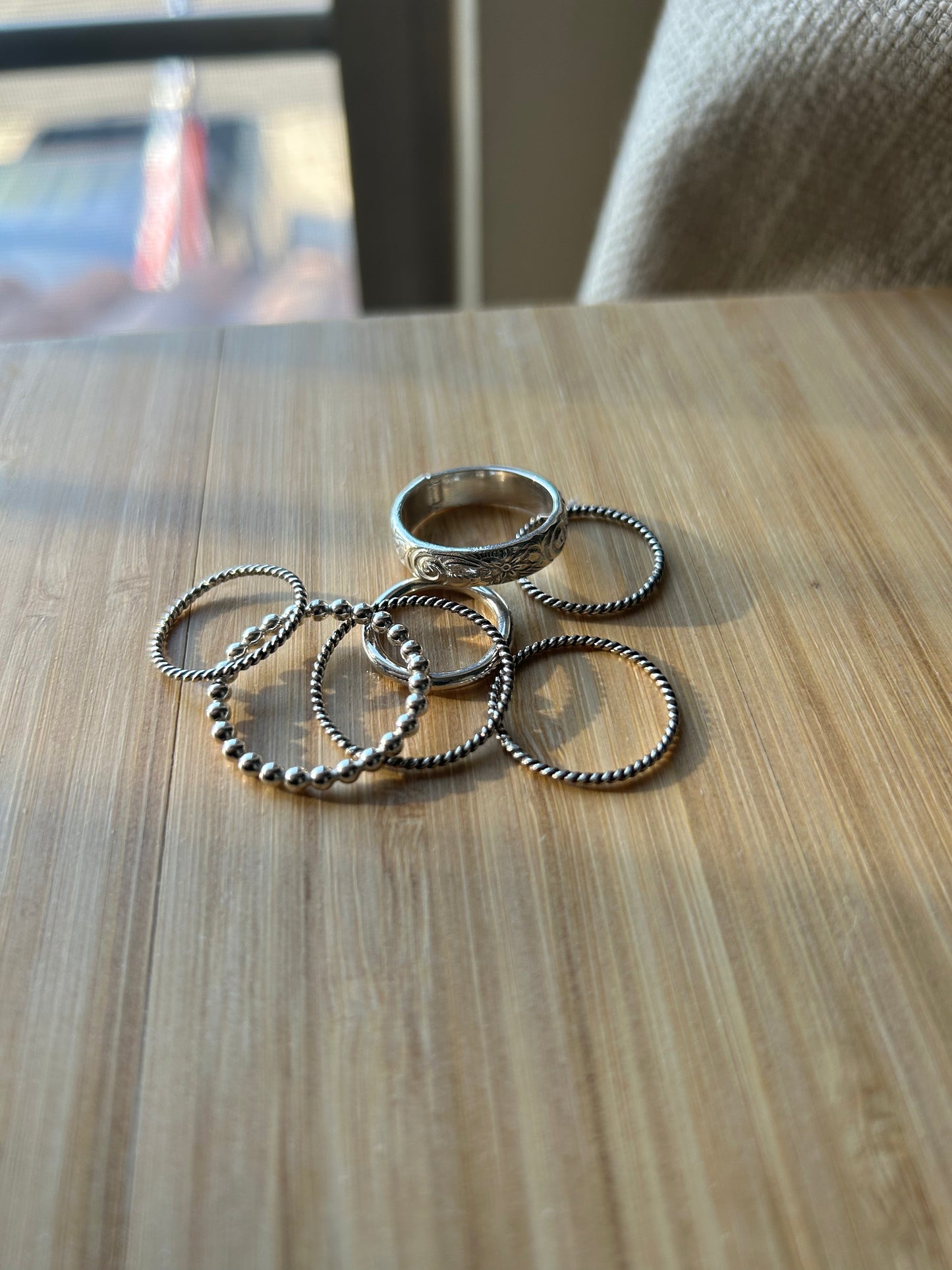 Sterling Silver Stacking Rings