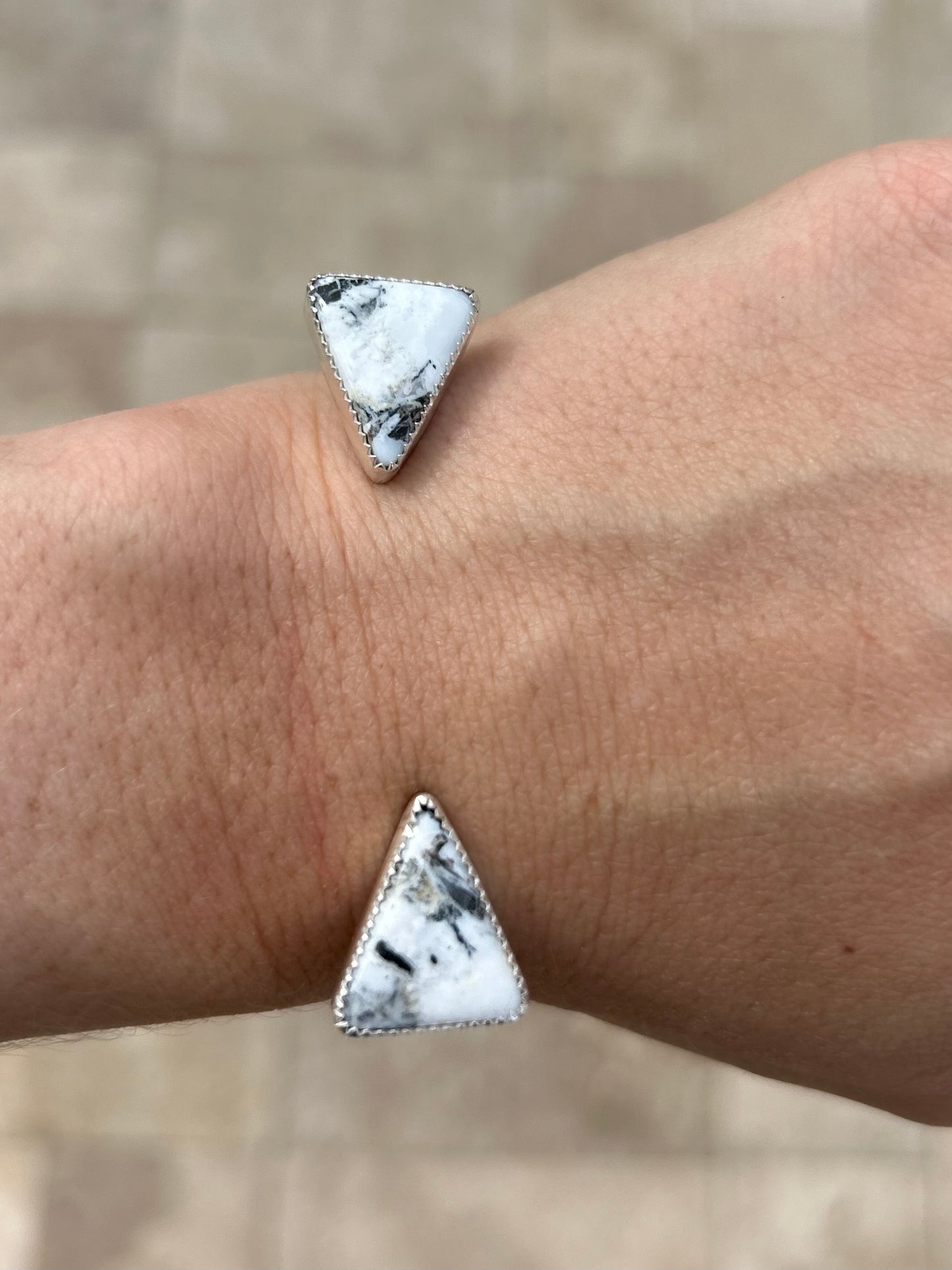 White Buffalo Cuff